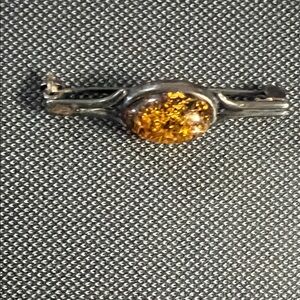 Elegant Black and Gold Color Women's Brooch